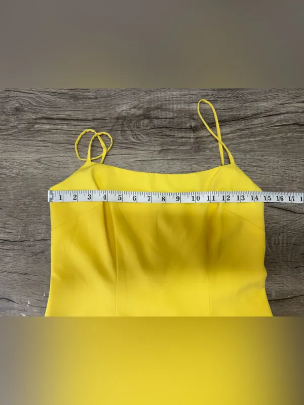 Lovers + Friends Teddy Mini Dress in Lemon‎ size small - Image 6