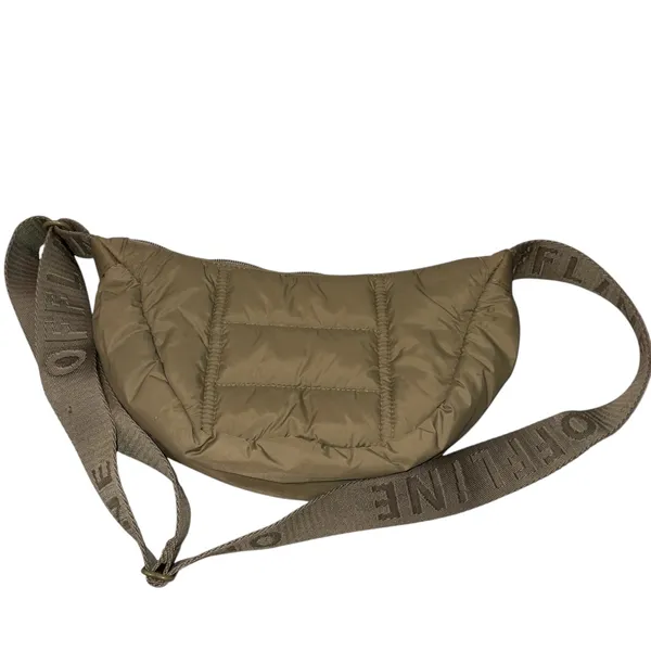 Aerie Offline Olive Green Love Puff Mini Crescent Bag - Image 6