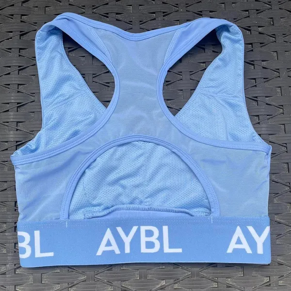 AYBL Light Blue Sports Bra - Image 3