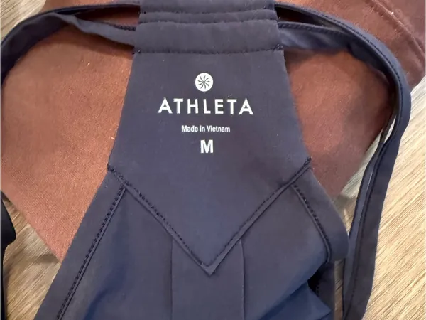 Athleta Black Double-Strap Camisole Tank S M - Image 4