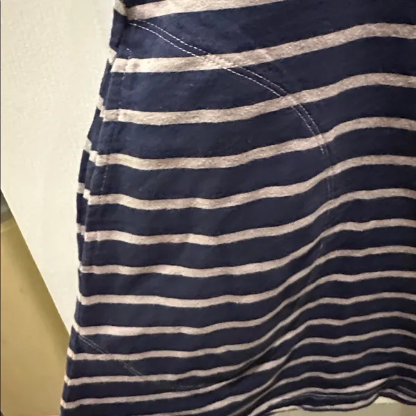 We The Free Navy and Gray Striped Tank Top - Image 3