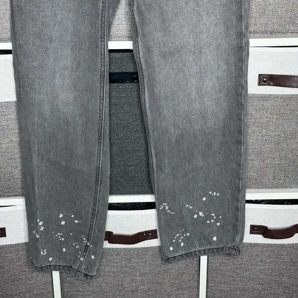 Levi’s Low Pro Straight Jeans Gray Wash Size 27 - Image 9