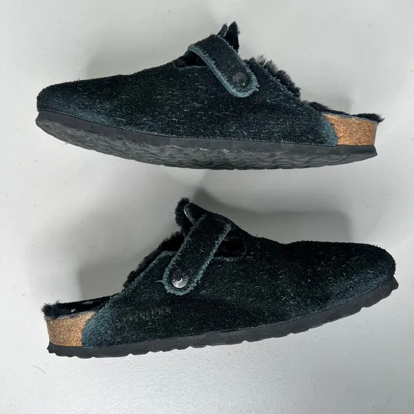 Birkenstock Shearling Boston Clogs Size 40 - Image 7