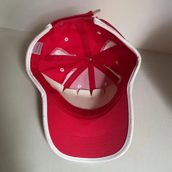 Y2K Vintage Coca-Cola Beijing 2008 Olympics Red Adjustable Baseball Cap NEW - Image 8