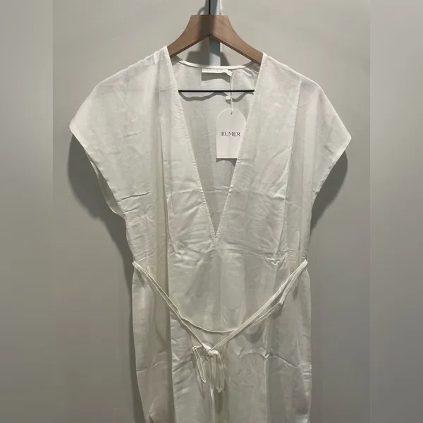 Rumer Roam Kaftan‎ Size XS White - Image 4