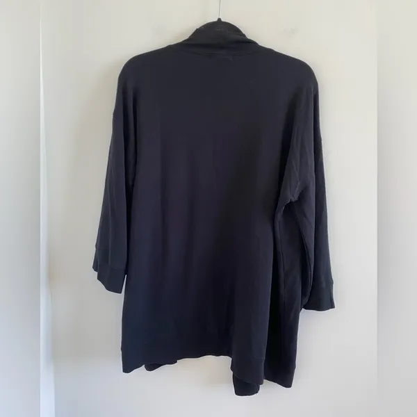Beyond Yoga Black Open Mind Maternity Cardigan Size XS - Image 9
