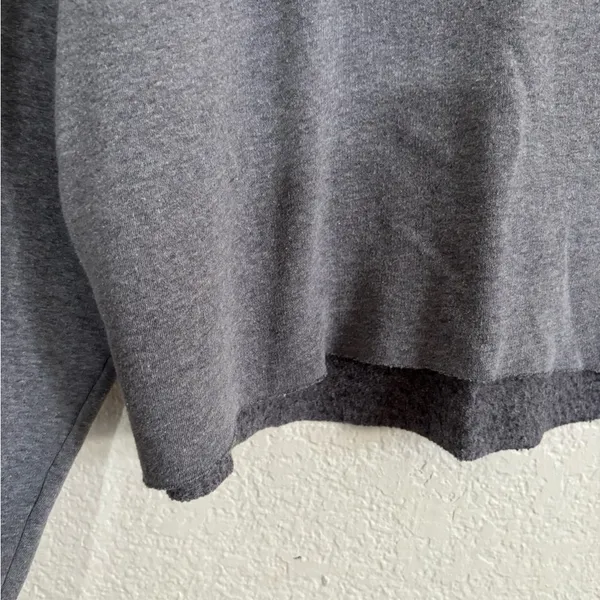 Wild Fable Gray‎ Cropped Crew Neck Sweater - Image 3