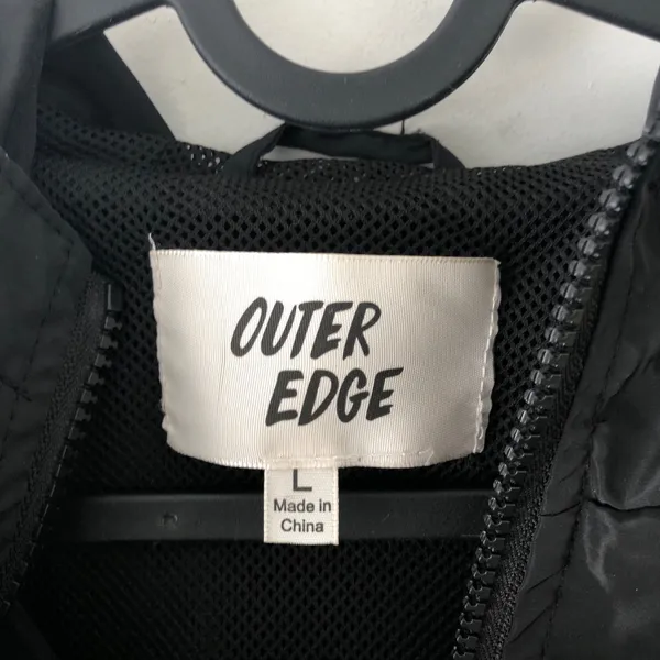 Outside Edge waterproof cropped hoodie jacket crop large Mesh net lining - Image 3