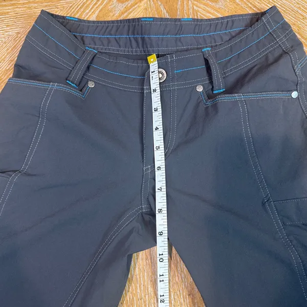 Kuhl Convertible Hiking Pants Zip Off‎ Cargo Outdoor Black Size 2 - Image 8