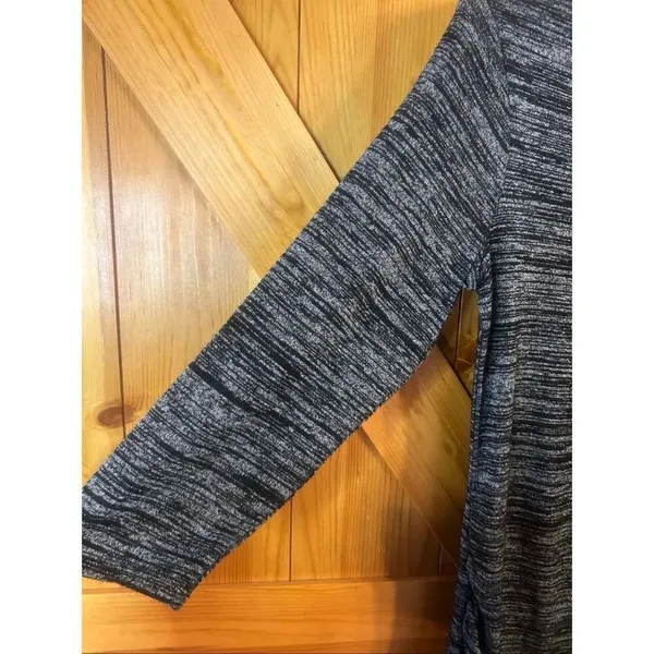 The Limited Women's 3/4 Sleeve Long Shirt Gray Black Size Small (5835) - Image 3