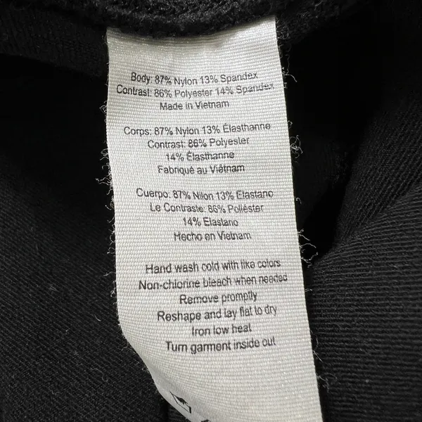Alo Yoga Black Mesh Panel Leggings Women's XS High‎ Rise Sculpt Nylon Spandex - Image 6