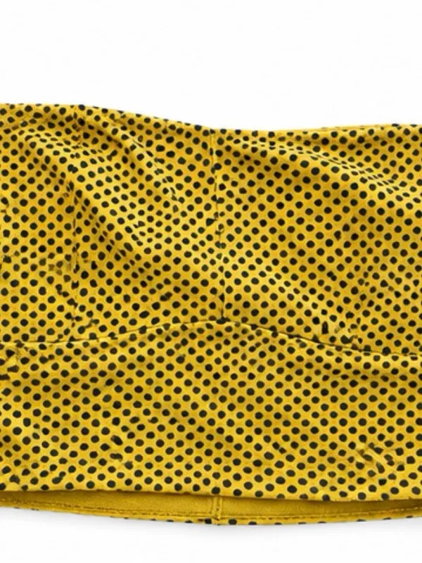 Intimately Free People Yellow Polka Dot Bandeau Bralette Size M - Image 3
