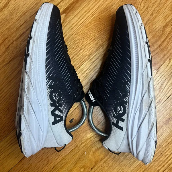 Hoka One One Rincon 3 Black/White 1119396 BWHT Size 8.5W B/7M No box - Image 2