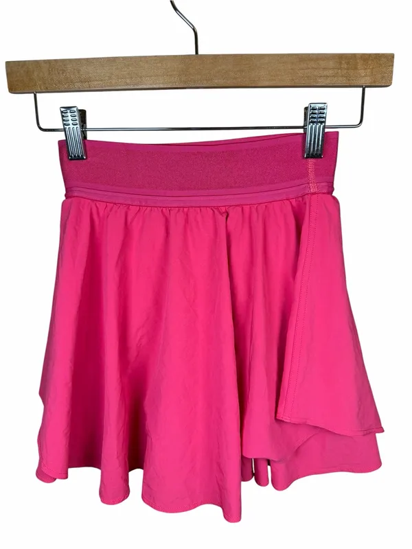 Lululemon Court Rival High Rise Skirt Hot Pink Lip Gloss Tennis Skort Size 0 - Image 5