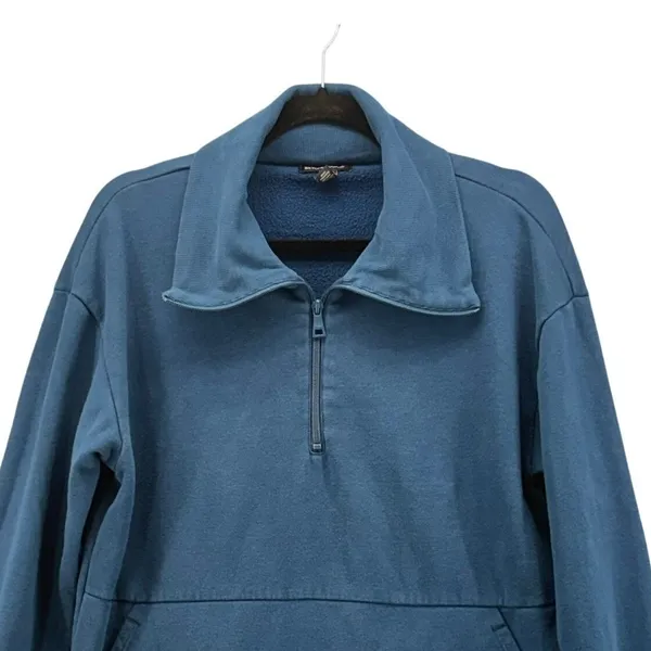 Beyond Yoga Pullover Qzip‎ Teal Small - Image 3