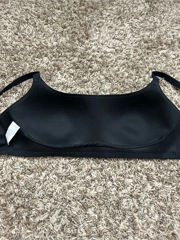 Aerie SMOOTHEZ Bra-ish Wireless Bralette Black Sz L - Image 4
