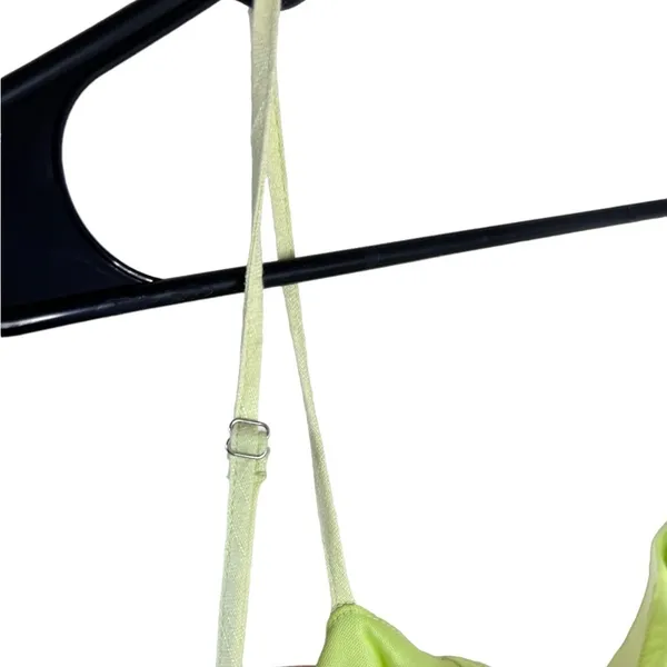 Nasty Gal Lime Green Linen Blend Mini Dress size 10 - Image 9
