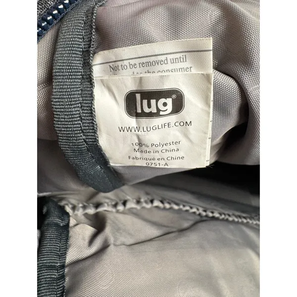 Lug Boxer Overnight Athletic Gym Bag Heather Grey Quilted Travel Shoe compartmen - Image 15