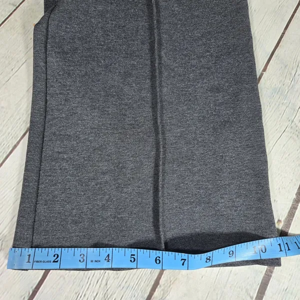 Quince Ultra-Stretch Ponte Flare Leg Pants‎ Charcoal Gray Womens Size Medium - Image 8