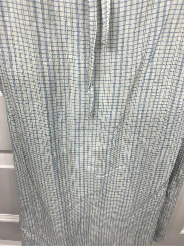 O’neill Sundress Slip Checkered Print Gingham Blue Small Spaghetti Strap Summer - Image 8