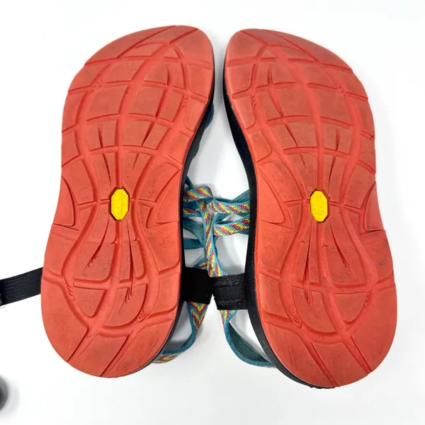 Chaco ZX2 Yampa Fiesta Rainbow Sandals Multicolor Womens Size 8 - Image 7