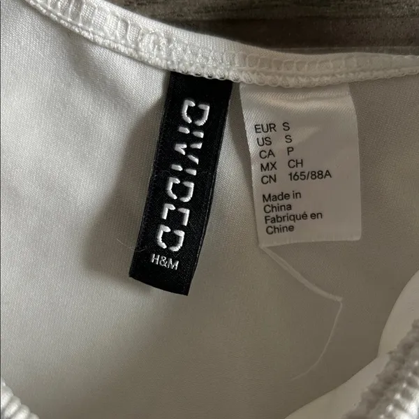 H&M Divided White Tank Top - Image 2