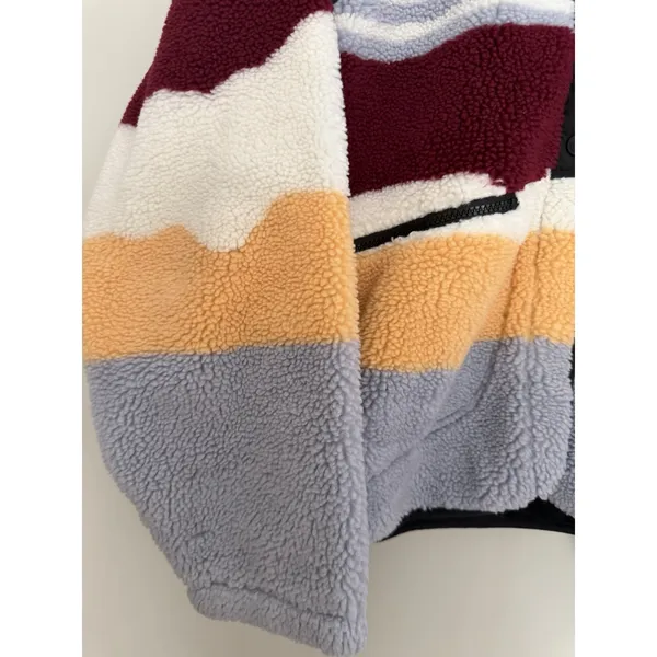 Free People Hit The Slopes Printed Fleece Pullover Women's Size Medium - Image 7