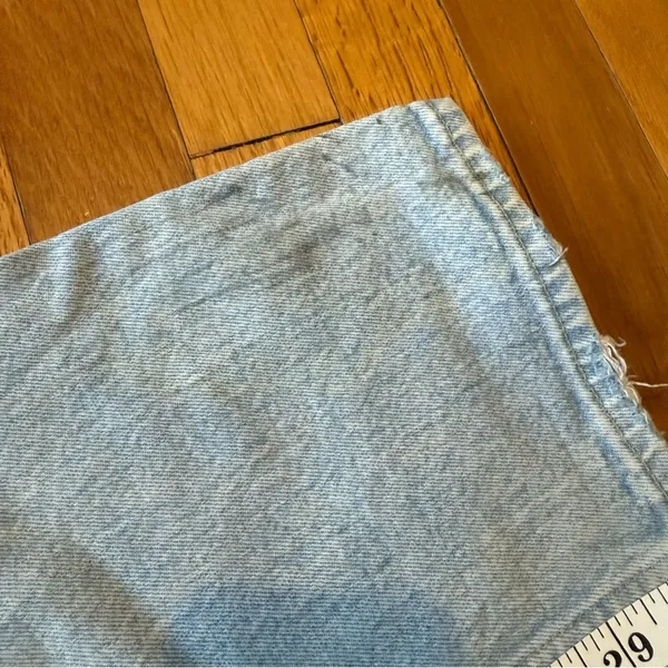 ABERCROMBIE & FITCH‎ 90s Low Rise Curve Love Light Wash Denim Jeans size 30 - Image 7