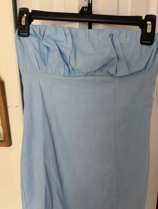 Hello Molly Blue Mini Dress - Image 2