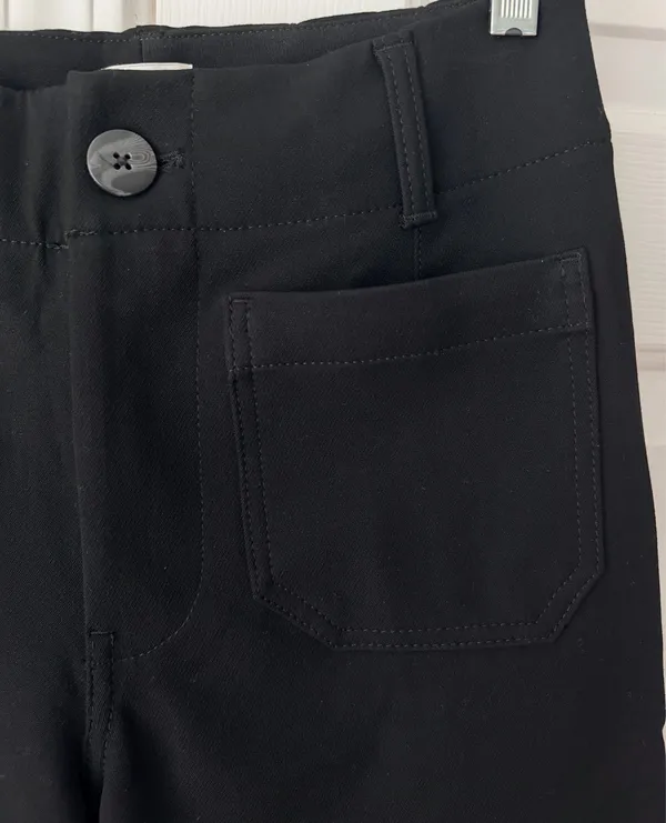 Anthropologie Maeve The Colette Stretch Twill Crop Wide-Leg Pants, Size 26 - Image 7