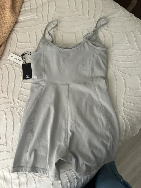 Grey Workout One Piece  - Image 4