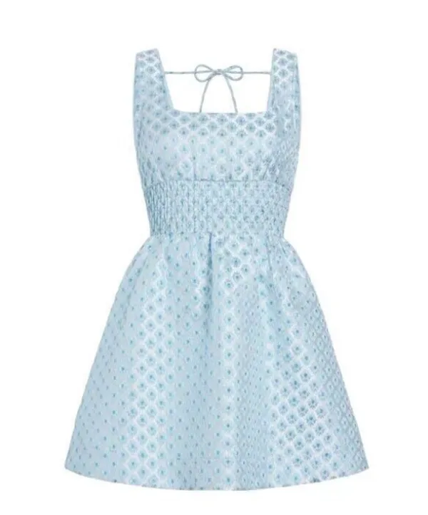 Hill House mini Blue dress - Image 5