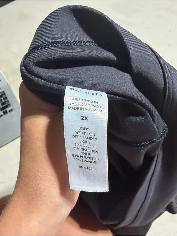 Athleta a-game 14” skort Black Athletic Tennis 2X - Image 7