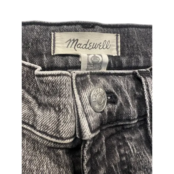 Madewell The Perfect Vintage Straight Jean Womens 26 Black High Rise DM6297 - Image 3