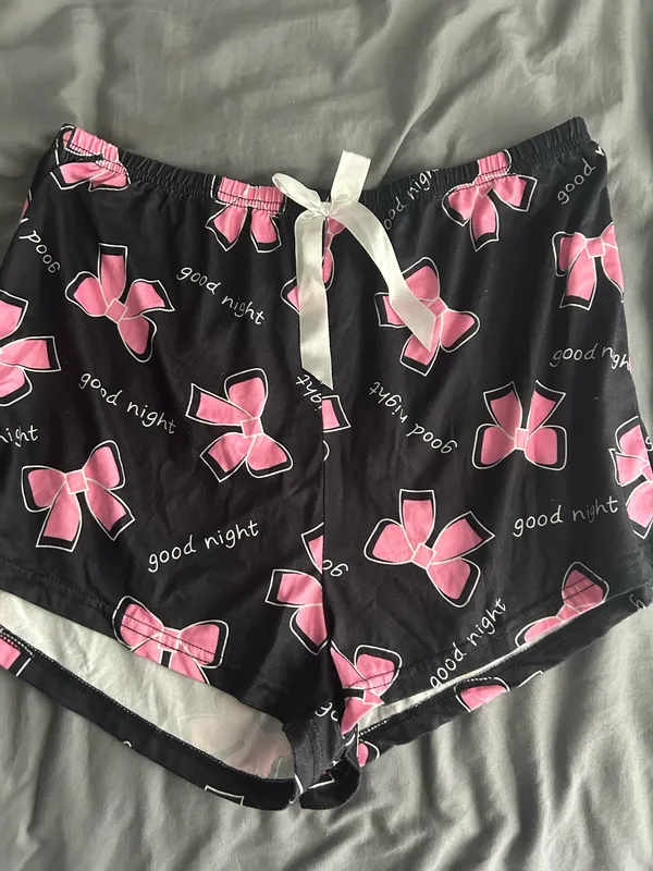 SHEIN Sleepwear Set Black Size XL - Image 3
