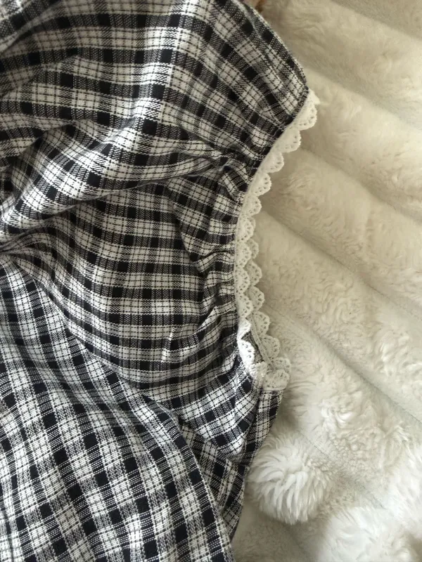 SheIn Blouse Gingham shirt - Image 4