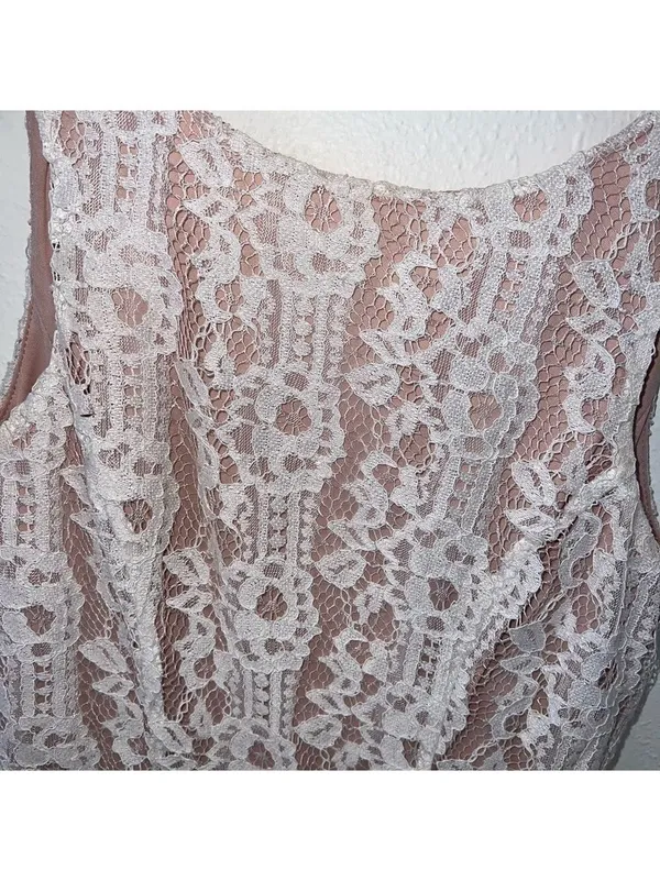 Speechless White Lace Dress With Zipper Size XS - Image 3