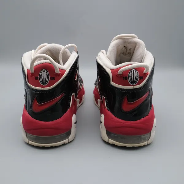 Nike Air More Uptempo GS 5Y Wmn 6.5 Red Black White 415082-600 Sneakers - Image 6
