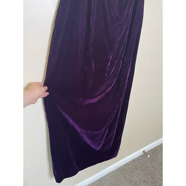 Women's Velvet Dress Jordan Gothic Evening Long Maxi 90s Whimsigoth Embroidered - Image 4