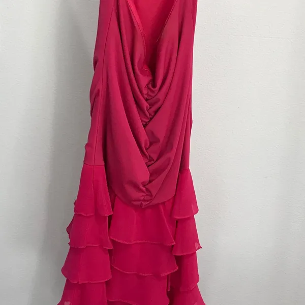 Gorgeous V- neck Ruffle Dress Juniors size S - Image 2