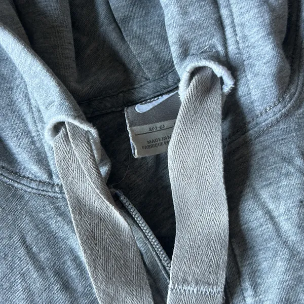 Nike‎ Grey Zip Up Hoodie - Image 3