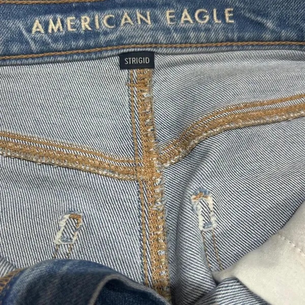 American Eagle Super High-Rise Baggy Straight Jeans - Image 8