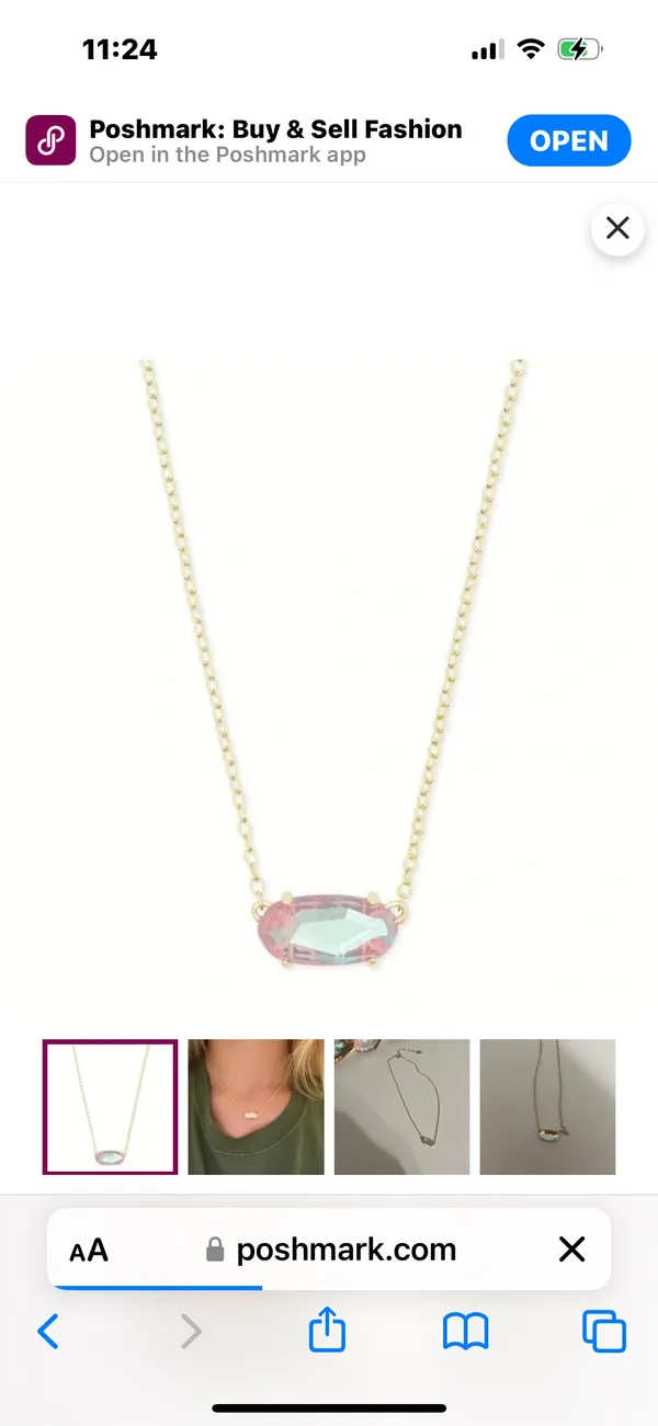 Kendra Scott Iridescent Necklace - Image 5