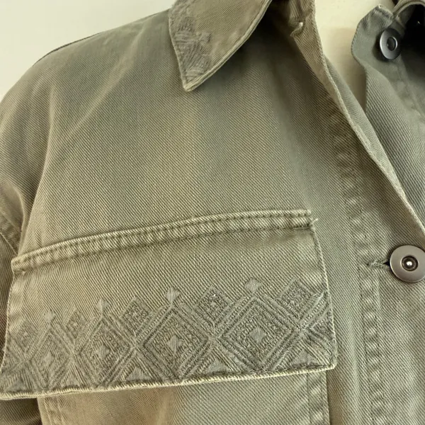 Zara Green Utility Jacket NWT - Image 3