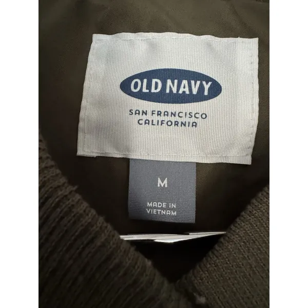 Old Navy Green Quilted Snap Button Lightweight Jacket Women’s Medium - Image 7