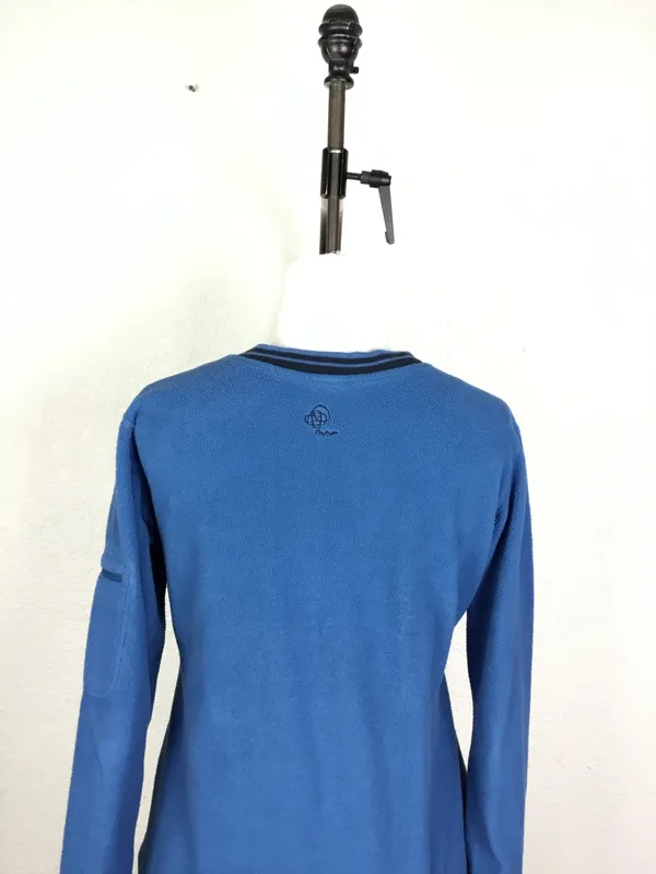 Patagonia Size M Rear Vintage Sweatshirt Women's Blue Fleece Soft Sweater Warm - Image 5