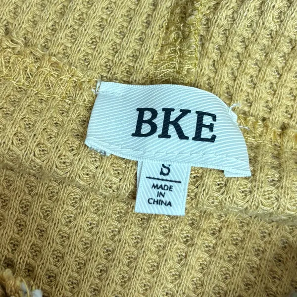 BKE Pullover Oversized Hoodie plaid patchwork style boho size small - Image 4