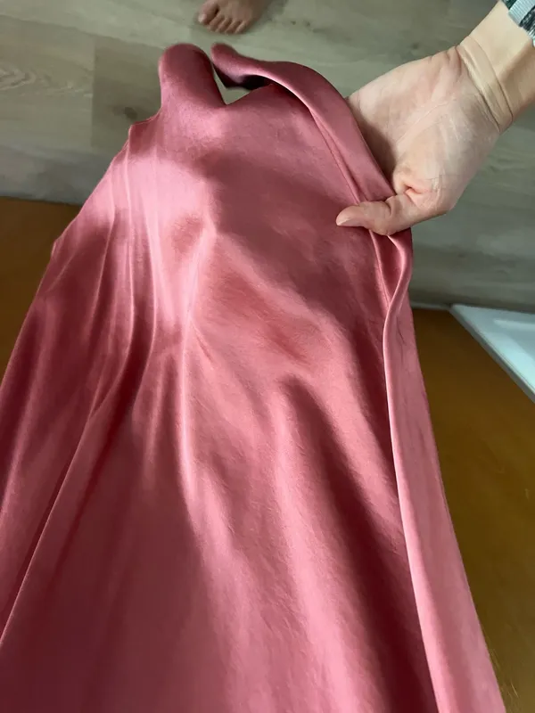 Express pink satin maxi dress - Image 4