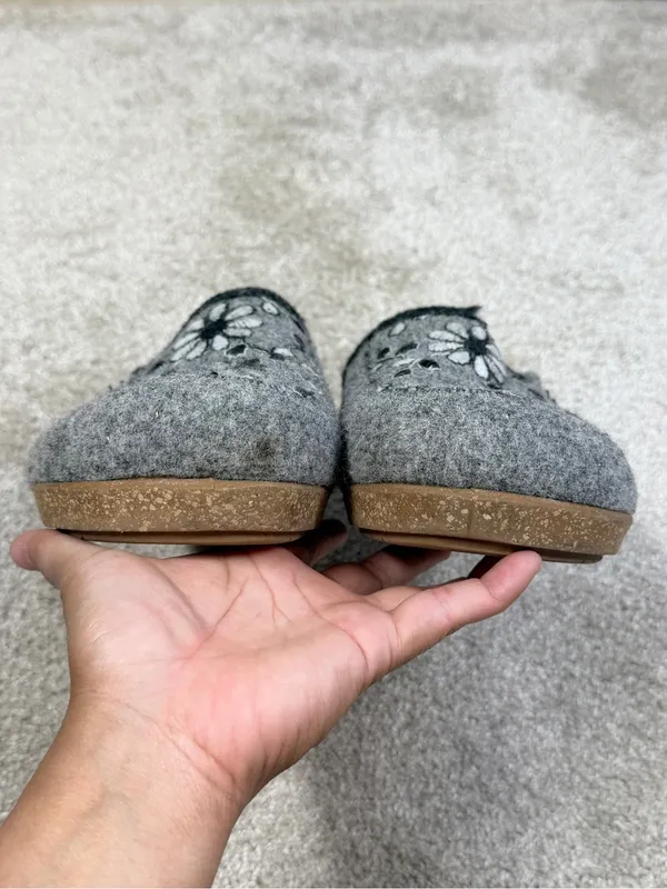 Täos Footwear Women's Woolderness 2 Wool Blend Fur Clogs in Grey 40/US 9 - Image 8