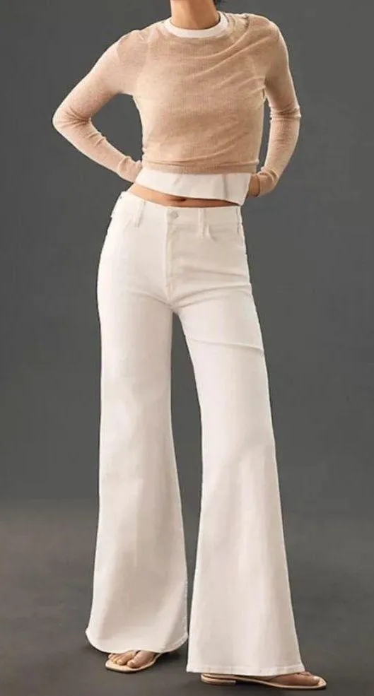 MOTHER The Hustler Roller Skimp White Jeans, Size 27 New w/Tag SOLD OUT - Image 11